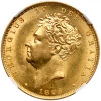 George IV (1820-30), Gold Sovereign, 1826