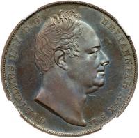 William IV (1830-37), Silver Proof Crown, 1831