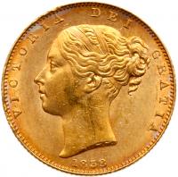 Victoria (1837-1901), Gold Sovereign, 1838