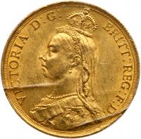 Victoria (1837-1901), Gold Two Pounds, 1887