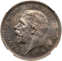 George V (1910-36), 0.500 Silver Wreath Type Crown, 1934