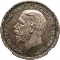 George V (1910-36), Half-Silver Proof Crown, 1935