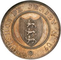 Bank of Guernsey, Bishop, de Jersey and Co., Silver bank token for Five Shillings, 1809