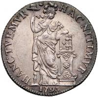 Utrecht. Silver 3 Gulden, 1793