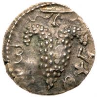 Bar Kokhba Revolt. Undated, Silver Zuz (2.74 g), 132-135 CE EF