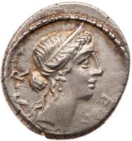 Q. Sicinius. Silver Denarius (3.82 g), 49 BC