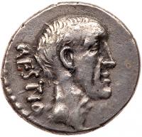 C. Antius Restio. Silver Denarius (4.03 g), 47 BC