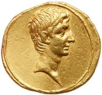 Octavian. Gold Aureus (7.72 g), 32-31 BC