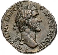 Antoninus Pius. Ã Sestertius (19.92 g), AD 138-161 Sharpness of EF