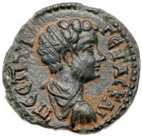 Geta. Ã 22 mm (6.58 g), as Caesar, AD 198-209 Choice VF