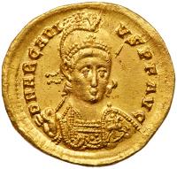 Arcadius. Gold Solidus (4.41 g), AD 383-408