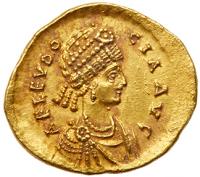 Aelia Eudocia. Gold Tremissis (1.51 g), Augusta, AD 423-460