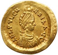 Aelia Pulcheria. Gold Solidus (4.26 g), Augusta, AD 414-453