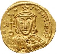 Constantine V Copronymus. Gold Solidus (4.42 g), 741-775