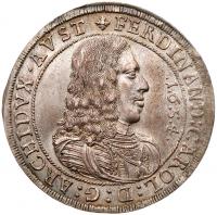 Archduke Ferdinand Karl (1632-1662). Silver Taler, 1654