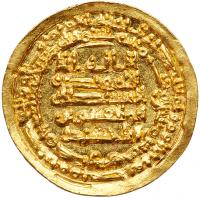 Ikhshid, Abu'l-Qasim Ununjur, AH 334-349/ CE 946-961, Gold Dinar (3.40g)