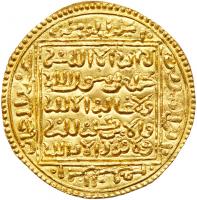 Ziyanid, Abu Tashufin 'Abd al-Rahman I, AH 718-737/ CE 1318-1337, Gold Dinar (4.61g)