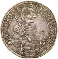 Sigmund Bathori (1581-1602). Silver Taler, 1596