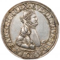 HRE Rudolf II (1576-1612). Taler/ TallÃ©r, 1582 NB, 28.3g.