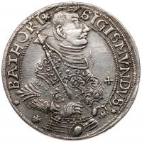 Sigmund Bathori (1581-1602). Silver Taler/TallÃ©r, 1595