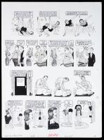 MAD Magazine: Full Suite of Five Illustrated Panels by Dave Berg "The Lighter Side of Physical Fitness" from 1979 - 2