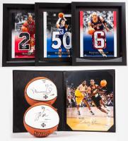 Collection of 7 Signed Basketball Collectibles by Upper Deck; Penny Hardaway, Gary Paxton, Kenyon Martin, Marcus Fizer & Mike Mi - 2