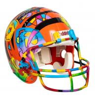 Peter Max; Rare Hand-Painted Cincinnati Bengels Football Helmet Commissioned by the NFL For Superbowl XXIX - 2