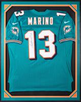 Dan Marino + Joe Montana Signed Photo "Handshake", Dan Marino Signed Miami Dolphin Jersey Framed + Marino Signed Cap 1/343 - 2