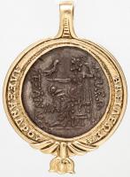 Ancient Greek Coin Pendant. Macedonian Empire. Alexander III The Great In Presentation Folio - 2