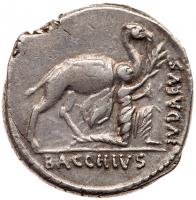 A. Plautius. Silver Denarius (4.01 g), 55 BC - 2