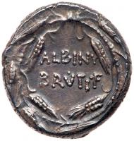 Albinus Bruti f. Silver Denarius (3.91 g), 48 BC - 2