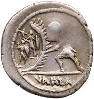 C. Numonius Vaala. Silver Denarius (3.64 g), 41 BC - 2