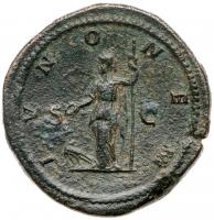 Julia Domna. Ã Medallic Sestertius (31.68 g), Augusta, AD 193-217 Choice VF - 2