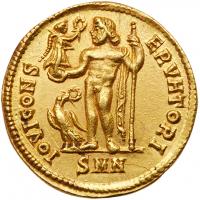 Licinius I. Gold Aureus (5.29 g), AD 308-324 - 2