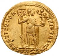 Valens. Gold Solidus (4.45 g), AD 364-378 Nearly EF - 2