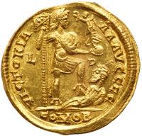 Constantine III. Gold Solidus (4.46 g), AD 407-411 - 2