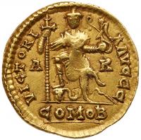Majorian. Gold Solidus (4.35 g), AD 457-461 - 2