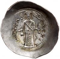 Michael I Angelus. Silver Aspron Trachy (3.54 g), ca. 1204 - 2