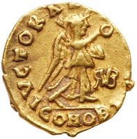 <B>Burgundians.</B> Gundobald. Gold Tremissis (1.48 g), 473-516 - 2