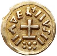 Merovingians, Dorestad. Gold Tremissis (1.20 g), ca. 600-750 VF - 2