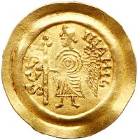 Lombards. Cunincpert. Gold Tremissis (1.40 g), 688-700 Choice VF - 2