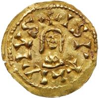 Visigoths. Sisenand. Gold Tremissis (1.54 g), 631-636 EF - 2