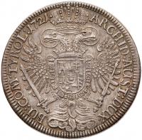 Charles VI (1711-1740). Silver Taler, 1721 - 2