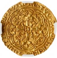 Edward III (1327-77), Gold Half-Noble of three shillings and four pence - 2