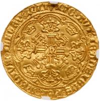 Henry VI, first reign (1422-61),Â Gold Noble of six shillings and eight pence, Calais Mint, Annulet Issue (c.1422-30) - 2