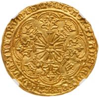 Edward IV, first reign (1461-70), Gold "Rose" Ryal of ten shillings, light coinage (1465-70) - 2