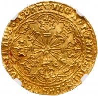 Edward IV, first reign (1461-70), Gold "Rose" Ryal of ten shillings, light coinage (1466-67) - 2