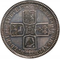 George II (1727-60), Silver Proof Crown, 1746 - 2