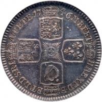 George II (1727-60), Silver Proof Shilling, 1746 - 2