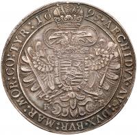 Leopold I (1657-1705). Silver Taler, 1695-KB - 2